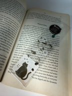 HONTOWATASHI Series Clear Book Mark 透明書籤 - Cat (4 Designs)
