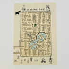 Pottering Cat Maze Series - Postcard / A4 Plastic folder 迷宮系列 - 明信片及A4文件夾