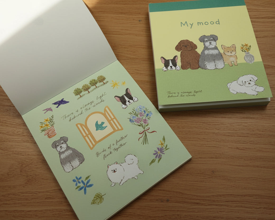 "My Mood" Memo Pad - Dog