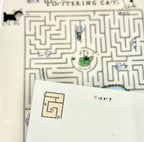 Pottering Cat Maze Series - Postcard / A4 Plastic folder 迷宮系列 - 明信片及A4文件夾