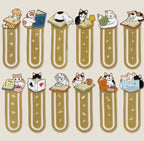 Pottering Cat Bookmarks - 12 Designs