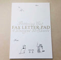 Pottering Cat Fax Letter Pad