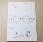 Pottering Cat Fax Letter Pad