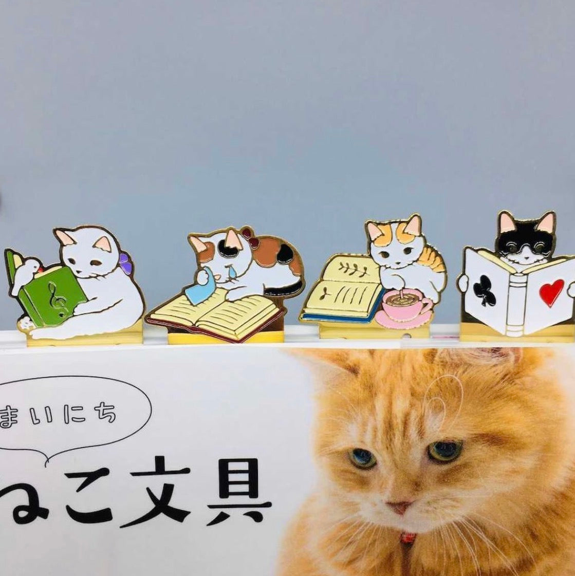 Pottering Cat Bookmarks - 12 Designs