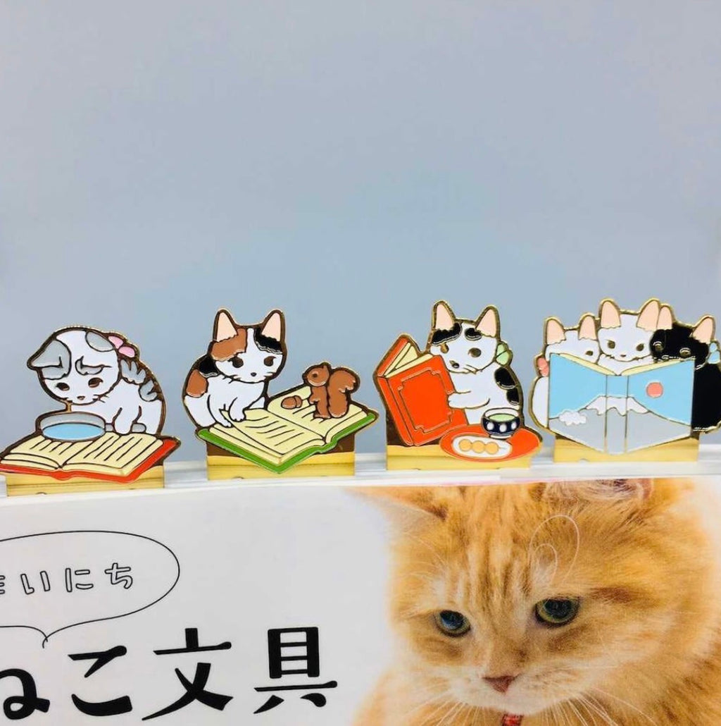 Pottering Cat Bookmarks - 12 Designs