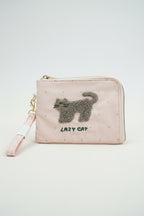 Q-LiA piccolot Pass Holder + Coin Case - Cat