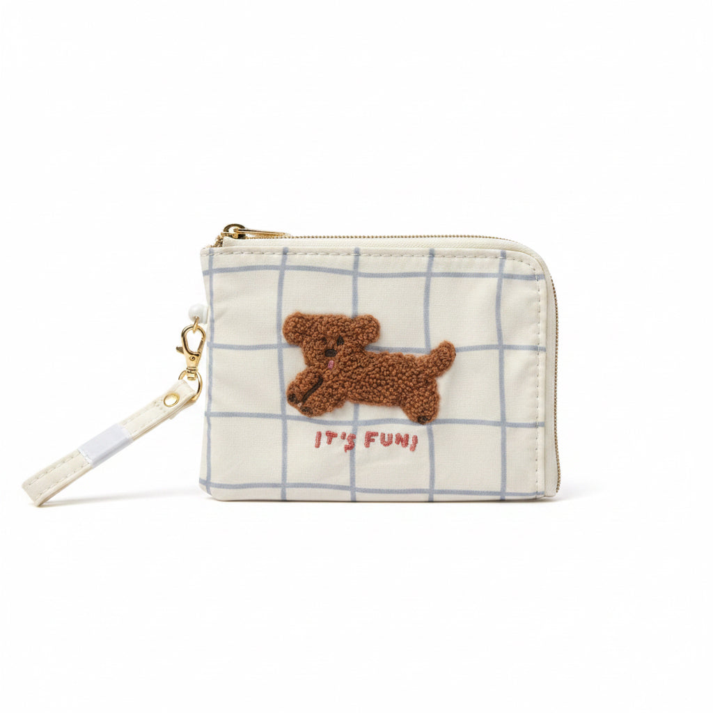 Q-LiA piccolot Pass Holder + Coin Case - Dog