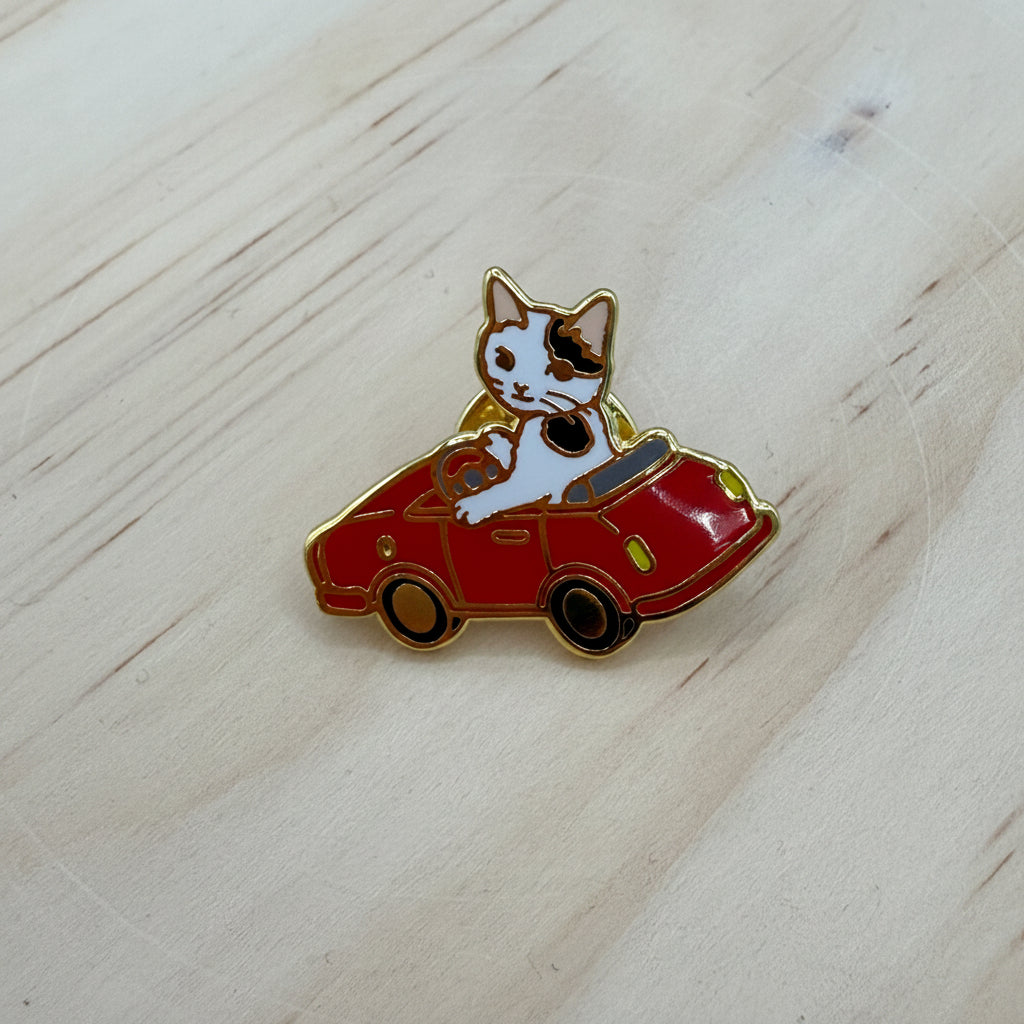 Pottering Cat Pins - Batch 1 of 13