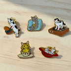 Pottering Cat Pins - Batch 2 of 13