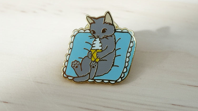 Pottering Cat Pins - Batch 2 of 13