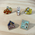 Pottering Cat Pins - Batch 4 of 13