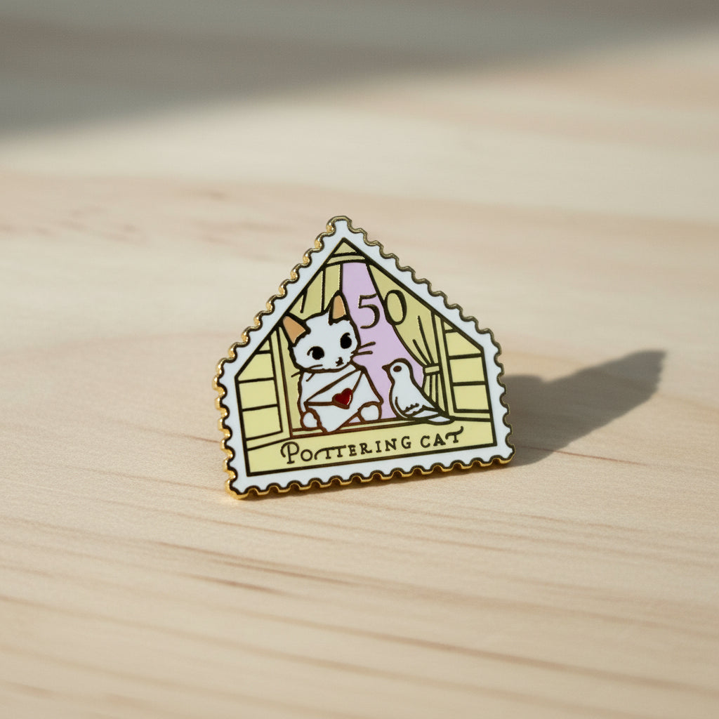 Pottering Cat Pins - Batch 5 of 13