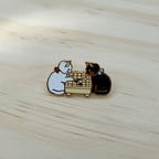 Pottering Cat Pins - Batch 6 of 13