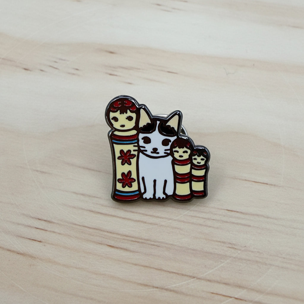 Pottering Cat Pins - Batch 8 of 13