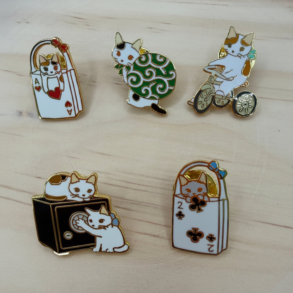 Pottering Cat Pins - Badge 9 of 13