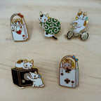 Pottering Cat Pins - Badge 9 of 13