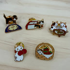 Pottering Cat Pins - Batch 10 of 13