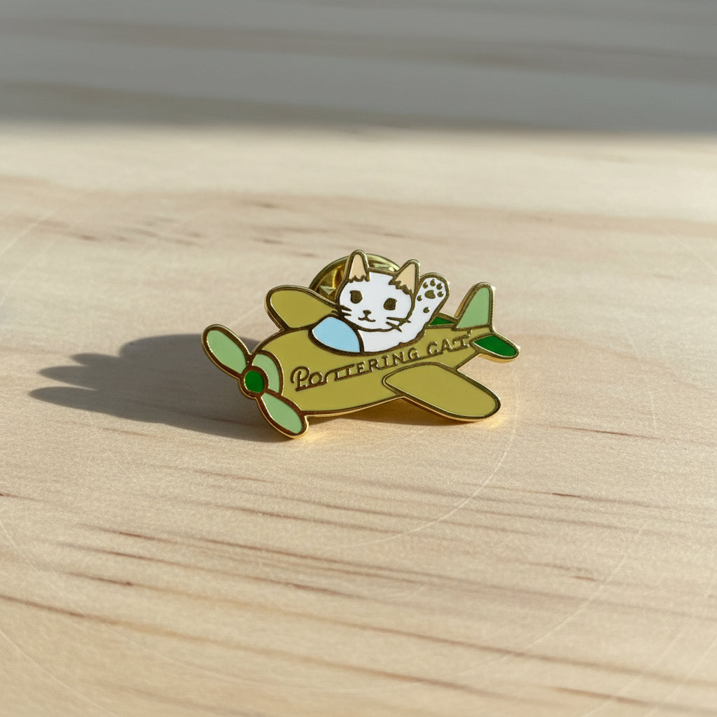 Pottering Cat Pins - Badge 11 of 13