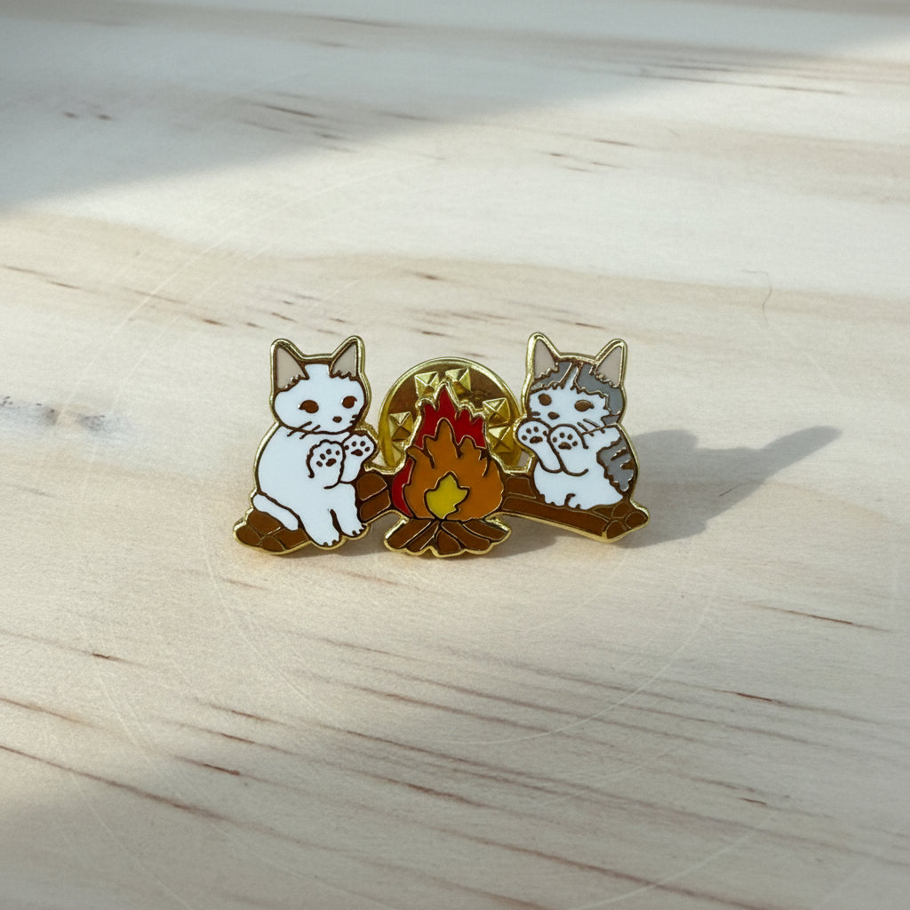 Pottering Cat Pins - Badge 12 of 13