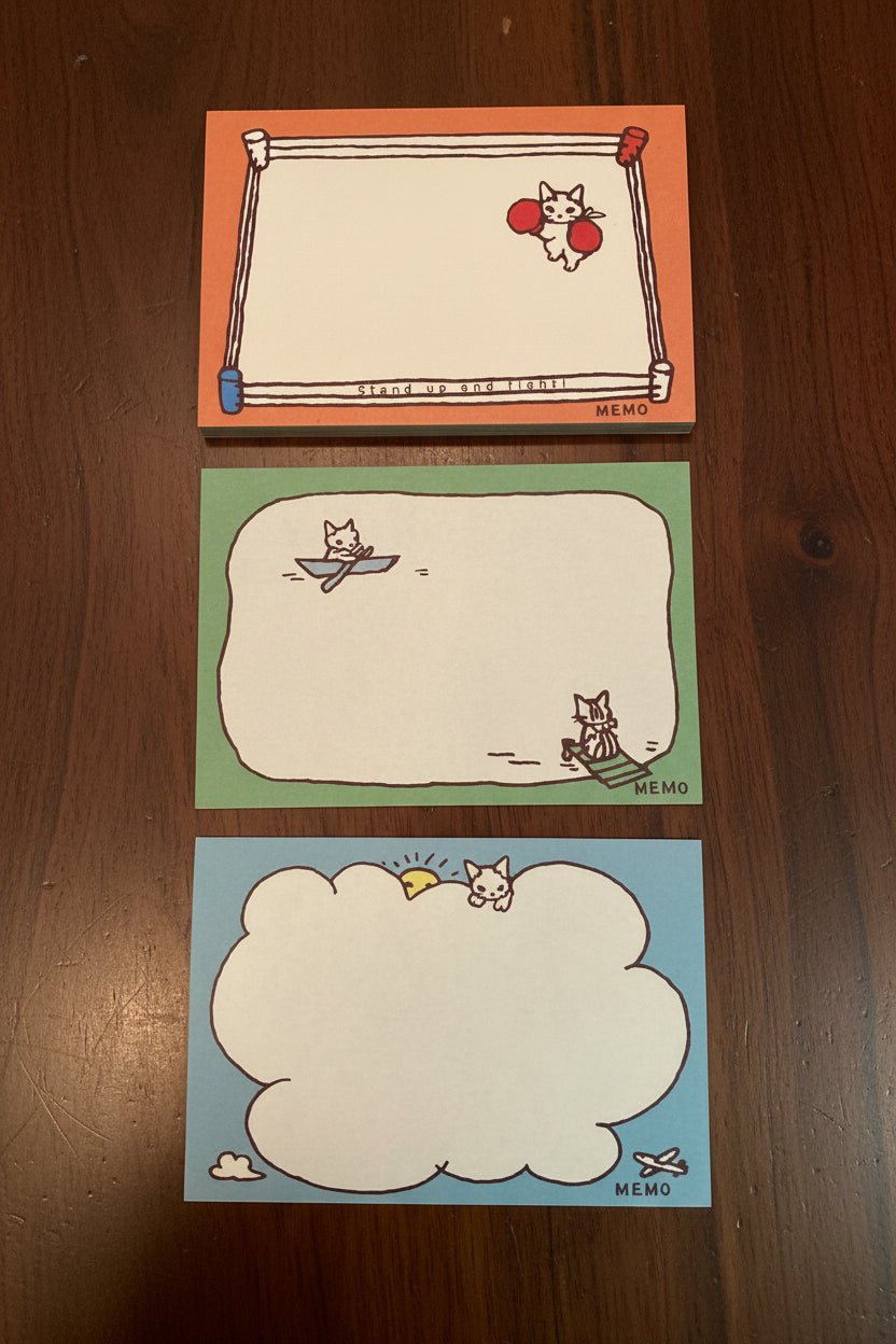 Pottering Cat Notepad - "Cat's Whim"