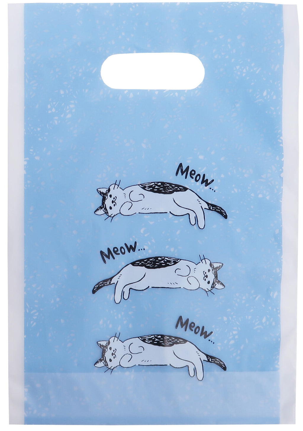 Indigo decorative plastic bags - Cats