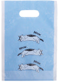 Indigo decorative plastic bags - Cats