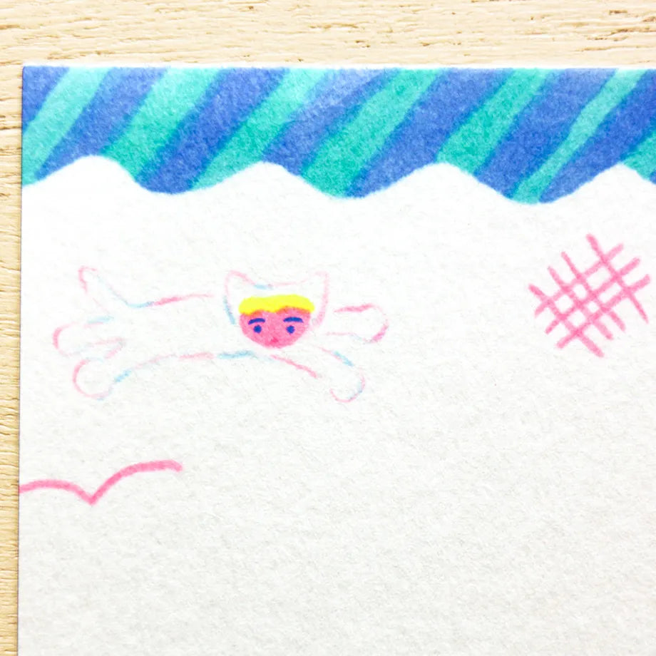 Itoi Yuki Ippitsusen Notepaper 一筆箋 - Neko