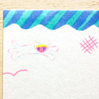 Itoi Yuki Ippitsusen Notepaper 一筆箋 - Neko