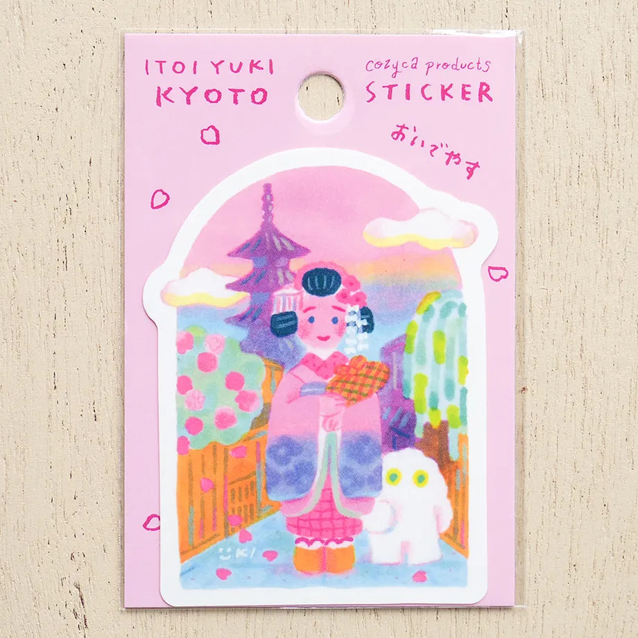 Itoi Yuki Sticker - Kyoto