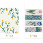 KITTA Washi Tape - Flower (Clear)