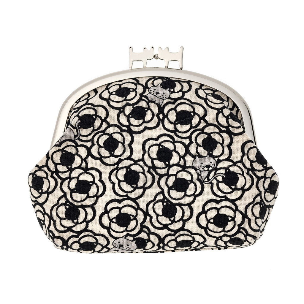 B-andyu Gamaguchi Purse 貓貓啪啪荷包仔 - White & Black