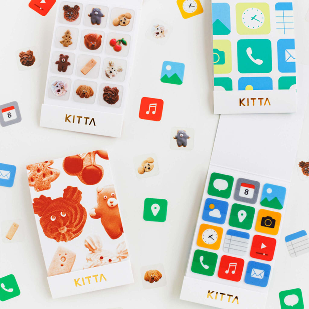 KITTA Clear stickers - Cookies (doggies !)