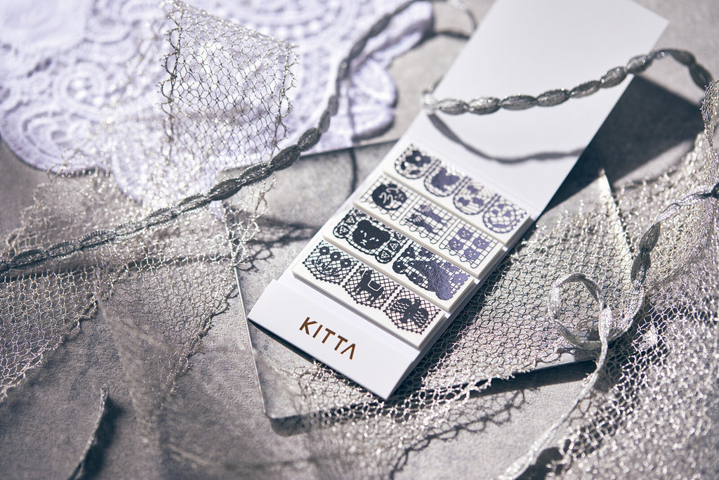 KITTA Basic - with silver foil stamping - Lace