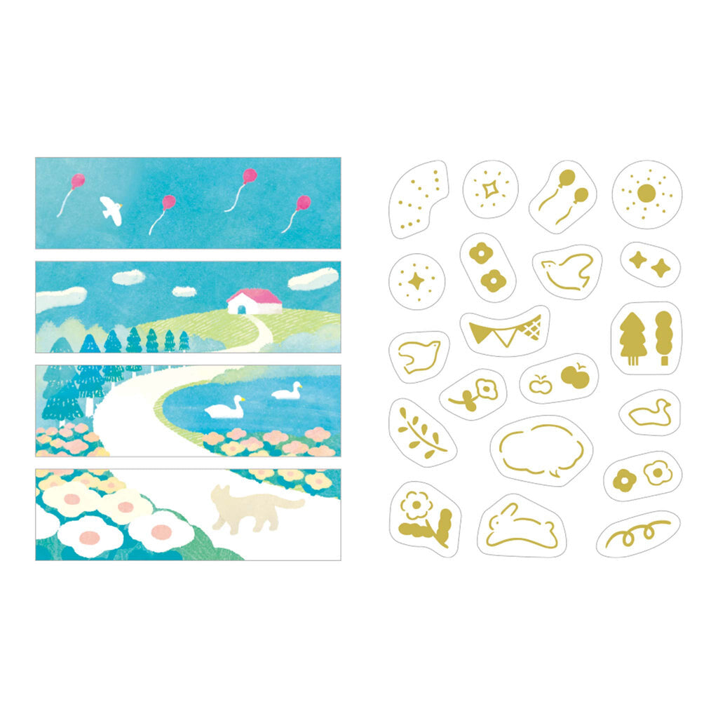 KITTA - Compact Washi Tape - Hill
