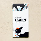 Kuroneko Design Ippitsusen Notepaper 一筆箋  - Black Cat Robin