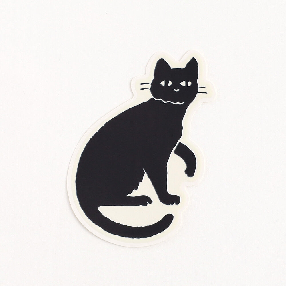 <Midnight> Glow-in-the-dark Sticker - Kuroneko