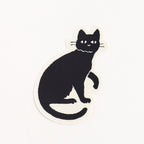 <Midnight> Glow-in-the-dark Sticker - Kuroneko