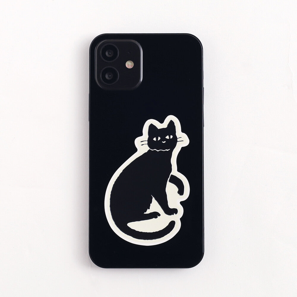 <Midnight> Glow-in-the-dark Sticker - Kuroneko