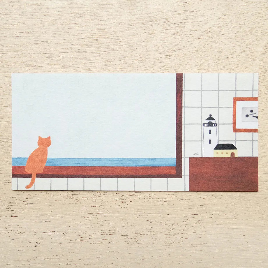 Mariko Fukuoka 福岡麻利子 Ippitsusen Notepaper 一筆箋 - Good Time