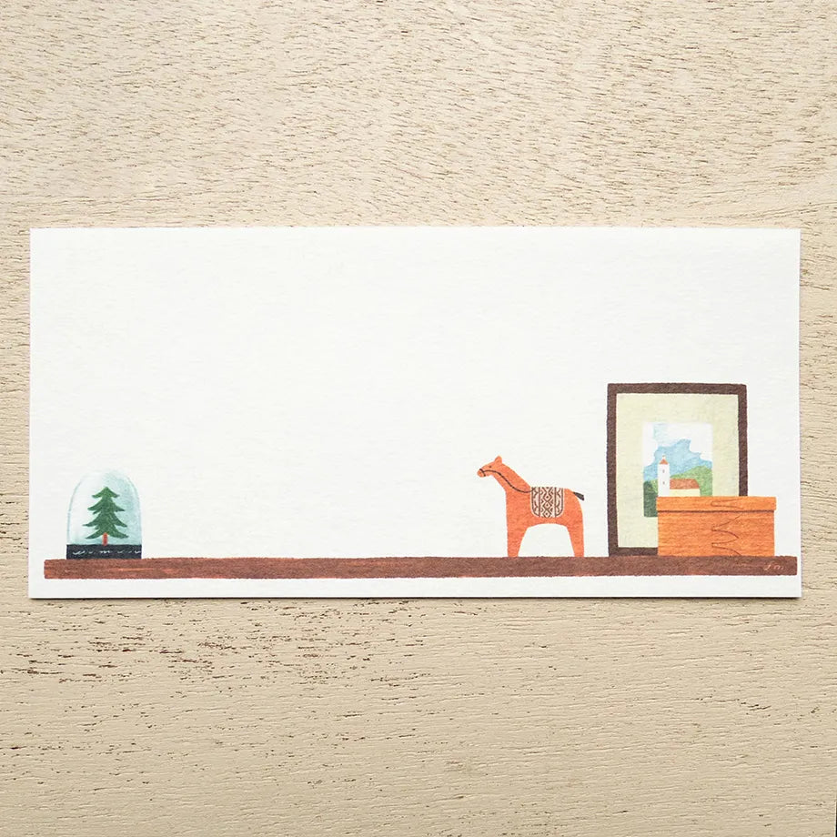 Mariko Fukuoka 福岡麻利子 Ippitsusen Notepaper 一筆箋 - Good Time