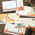 Mariko Fukuoka 福岡麻利子 Ippitsusen Notepaper 一筆箋 - Good Time