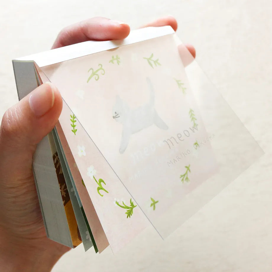 Mariko Fukuoka 福岡麻利子 Memo Pad - Meow