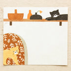 Mariko Fukuoka 福岡麻利子 Memo Pad - Meow