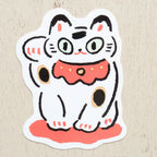 Masao Takahata 高旗将雄 Sticker - Maneki Neko 招財貓