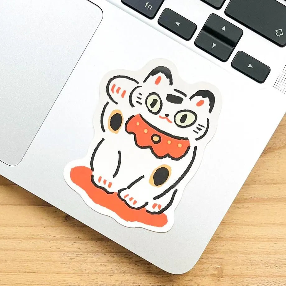Masao Takahata 高旗将雄 Sticker - Maneki Neko 招財貓