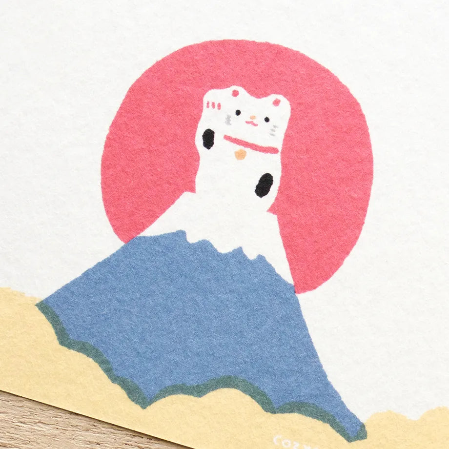 Masao Takahata 高旗将雄 Ippitsusen Notepaper 一筆箋 - Maneki Neko