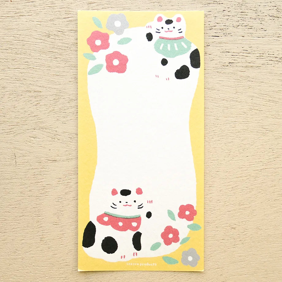 Masao Takahata 高旗将雄 Ippitsusen Notepaper 一筆箋 - Maneki Neko