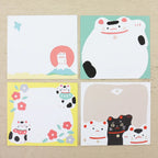Masao Takahata 高旗将雄 Memo Pad - Maneki Neko 招財貓