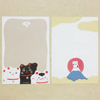 Masao Takahata 高旗将雄 Letter Paper - Maneki-neko 招財貓