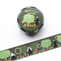Necktie Foil Stamped Masking Tape - Green